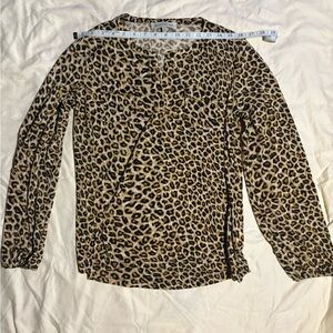 Jones New York Leopard Print Blouse